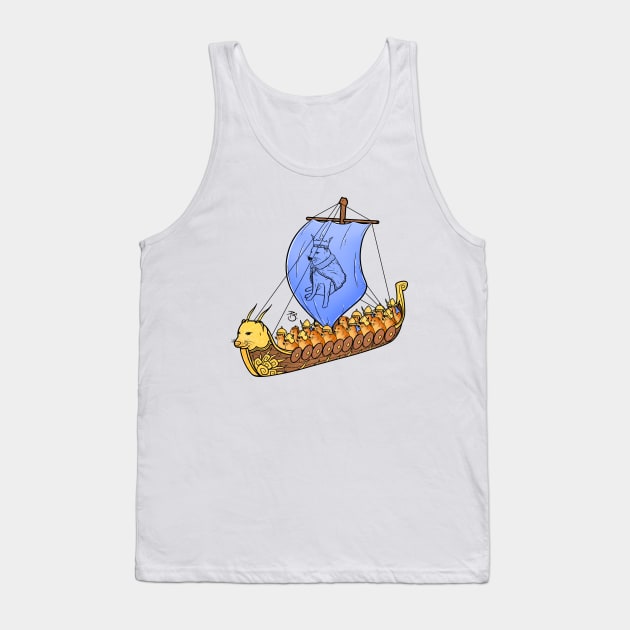 Cheems Vikings Tank Top by Panthersausage